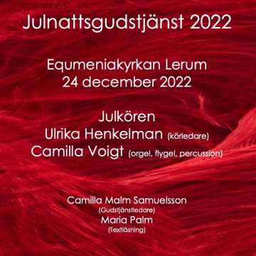 Julnattsgudstjänst Equmeniakyrkan 2022 (MP3)